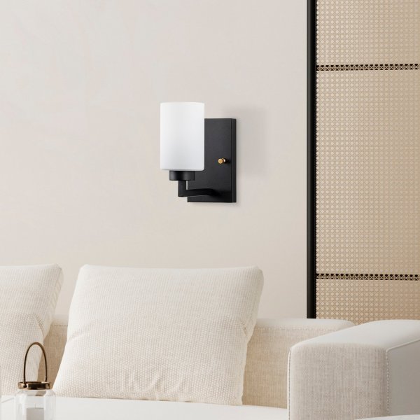 Hana wandlamp 13176 - Zwart