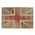 Flatvävd / slätvävd matta - Union Jack - sand/red - 135x190 cm