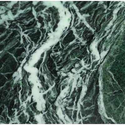 Bordsskiva 50x50 cm - Grön marmor