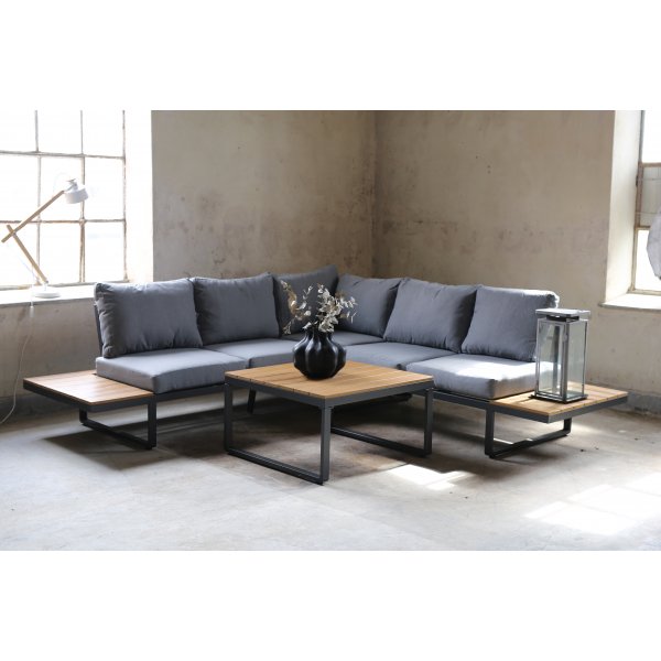 Canapé d'angle extérieur avec table + Nettoyage textile pour meubles Canapé d'angle extérieur avec table + Nettoyage textile pour meubles