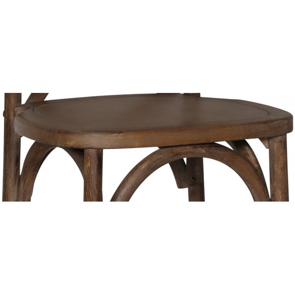 Paris vintage stol med kryss i valnöt + Fläckborttagare för möbler Paris vintage stol med kryss i valnöt + Fläckborttagare för möbler