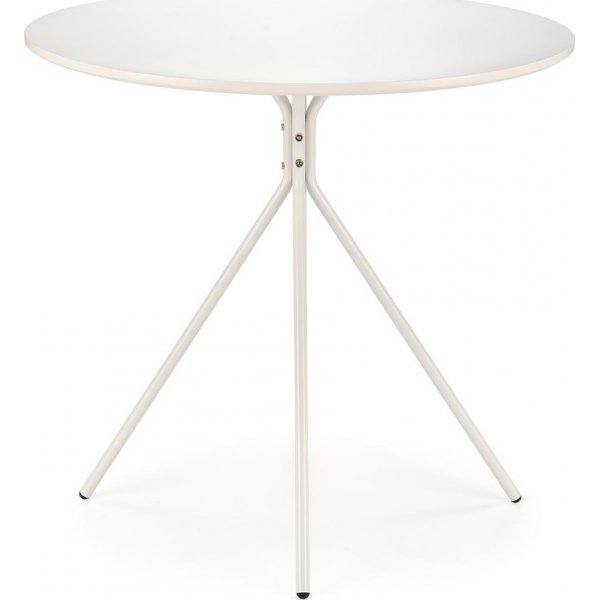 Petite table à manger ronde Brooks blanche Ø80 cm Petite table à manger ronde Brooks blanche Ø80 cm