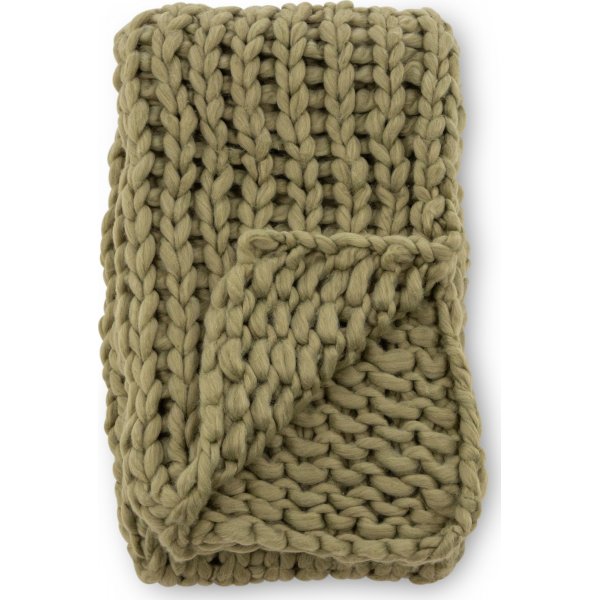 Plaid Hgg 130x170 cm - Vert fonc