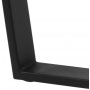 Amble runt matbord Ø110 cm - Svart/marmor