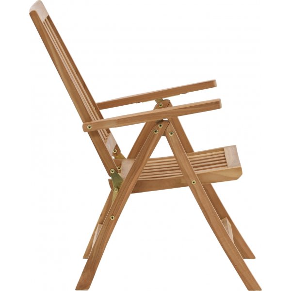 Positionsstol teak - Salt