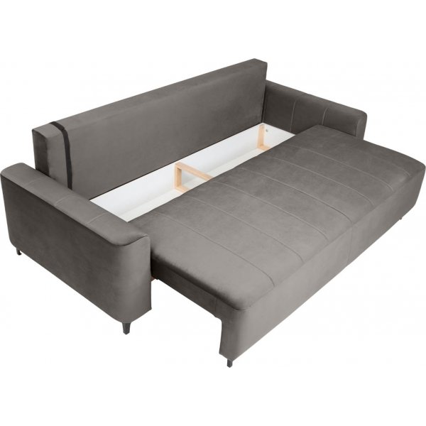 Canapé-lit 3 places Kamari - Gris Canapé-lit 3 places Kamari - Gris