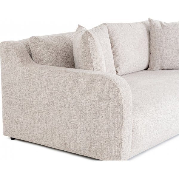 Canapé divan latéral gauche - Gris clair Canapé divan latéral gauche - Gris clair