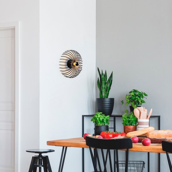 Aspendos wandlamp N-645 - Zwart