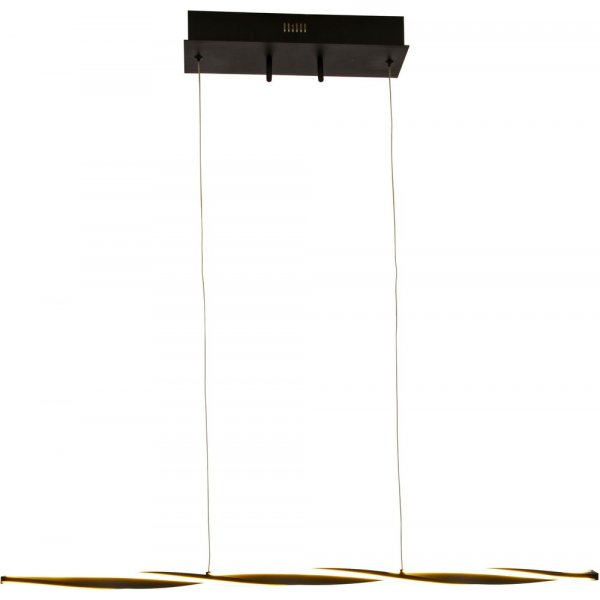 Virvel taklampa - Svart