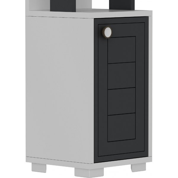 Bibliothèque Canard - Blanc/anthracite Bibliothèque Canard - Blanc/anthracite