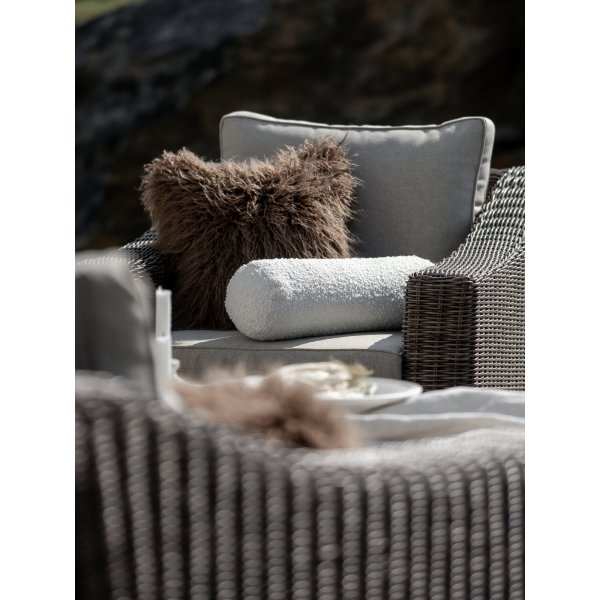 Margit kussenhoes 45 x 45 cm - Donkere nougat