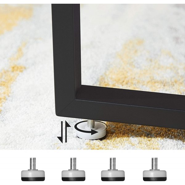 Table basse Beppe Ø88 cm - Marron/noir Table basse Beppe Ø88 cm - Marron/noir