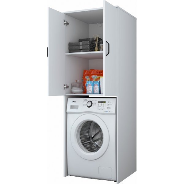 Meuble pour lave-linge Lang 110 - Blanc Meuble pour lave-linge Lang 110 - Blanc