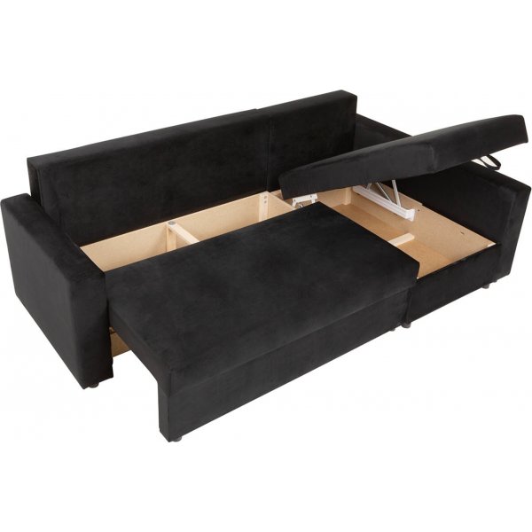 Zemek slaapbank - Zwart
