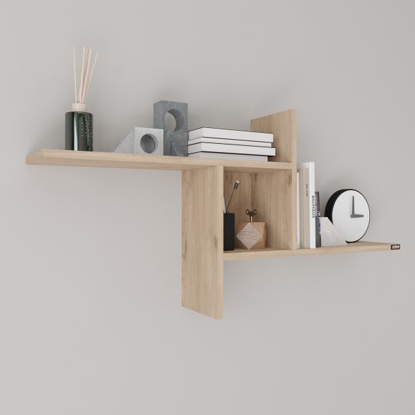 Rafa vägghylla 4 - Ek Rafa vägghylla 4 - Ek