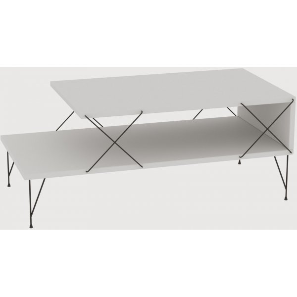 Table basse Lone 100 x 50 cm - Blanc
