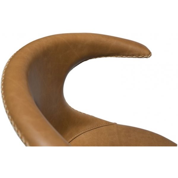 Flair barstol i Brunt läder SH 77 cm Flair barstol i Brunt läder SH 77 cm