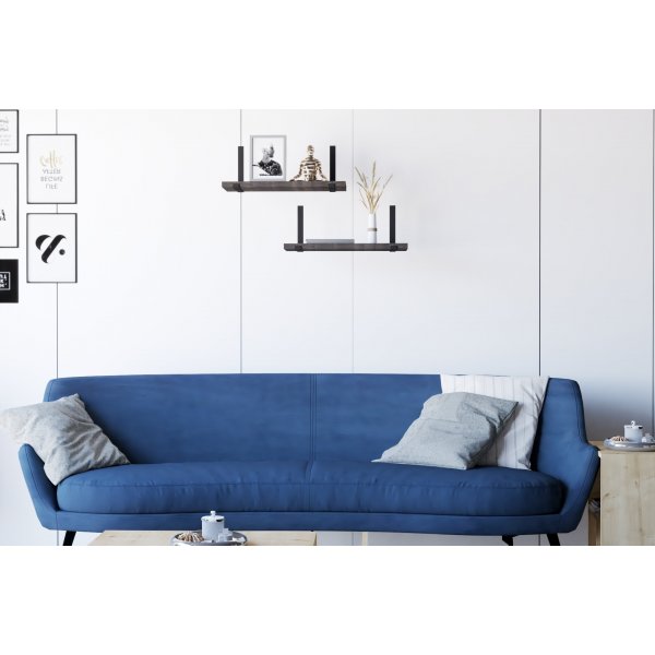 Lama wandplank - Antraciet