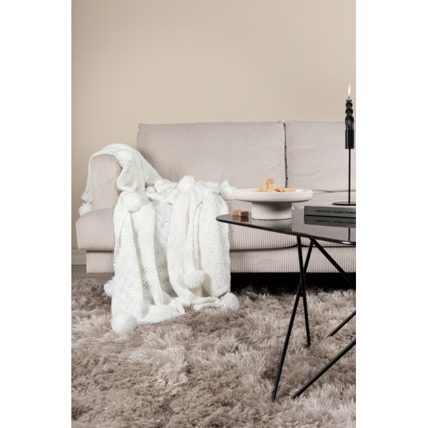 Plaid fin 130x170 cm - Blanc Plaid fin 130x170 cm - Blanc