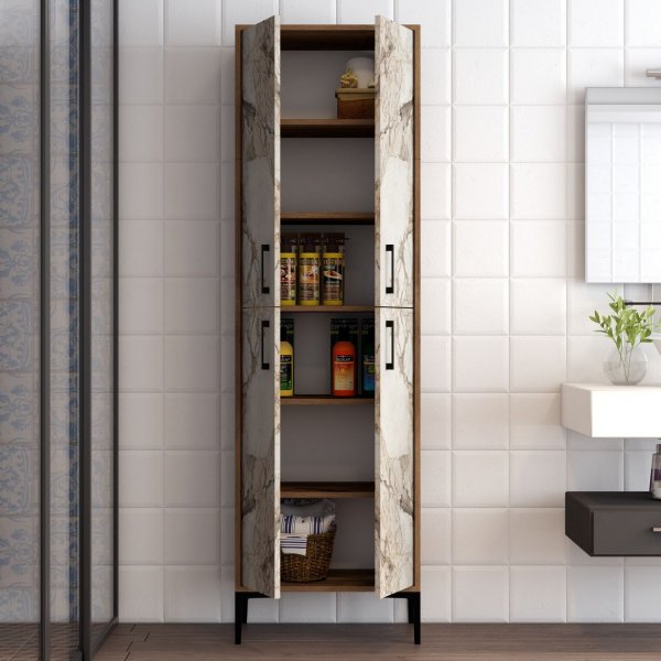 Berlin skp - Valnt/vit marmor