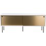 Volume mediabnk 132 cm - Vit/mssing