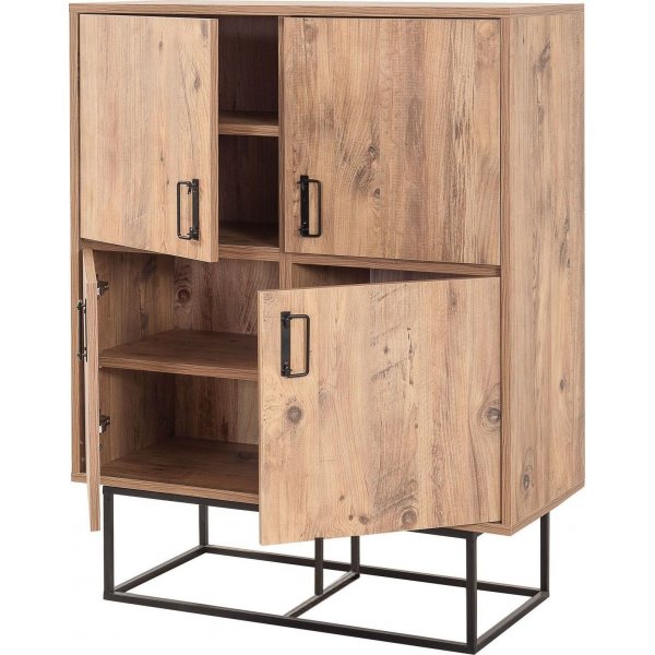 Quantum Solo kast - Grenen/zwart Quantum Solo kast - Grenen/zwart