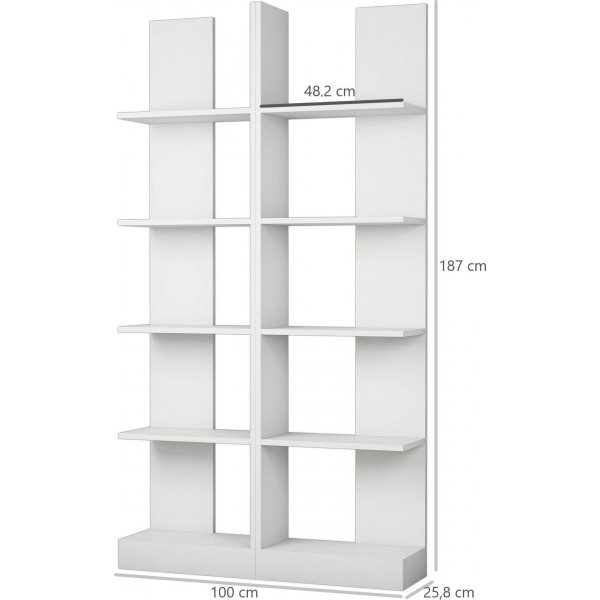 Bibliothèque Ikiz - Blanc Bibliothèque Ikiz - Blanc