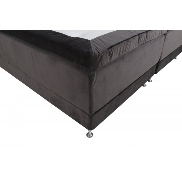 Vansbro sng 180 x 200 cm Fast - Mrkgr sammet