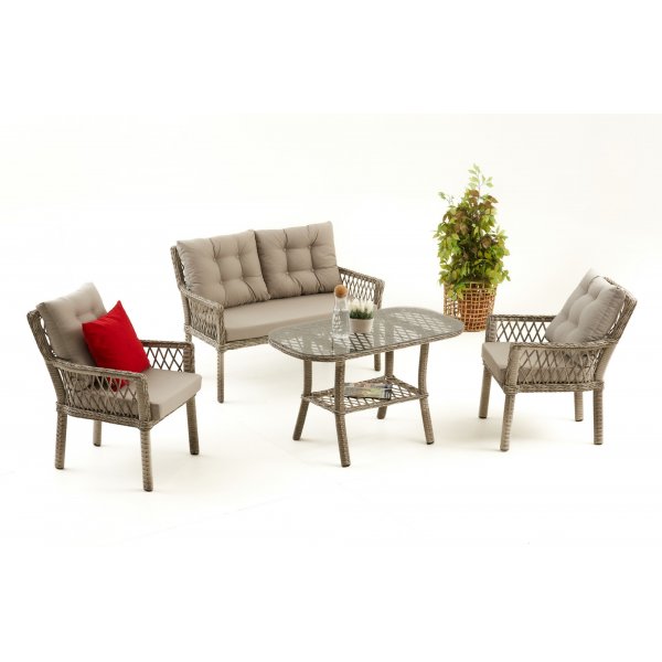 Pure loungegrupp 2 - Cream