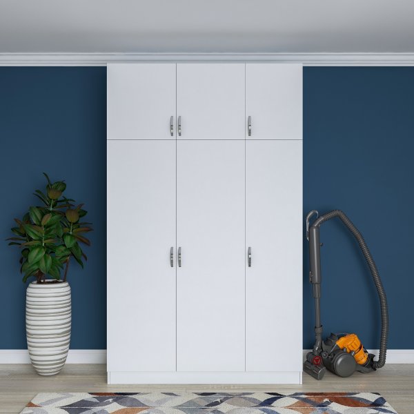 Armoire Baden 4 - Blanc Armoire Baden 4 - Blanc