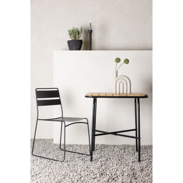 Holmbeck salontafel - Zwart/Natuurlijk