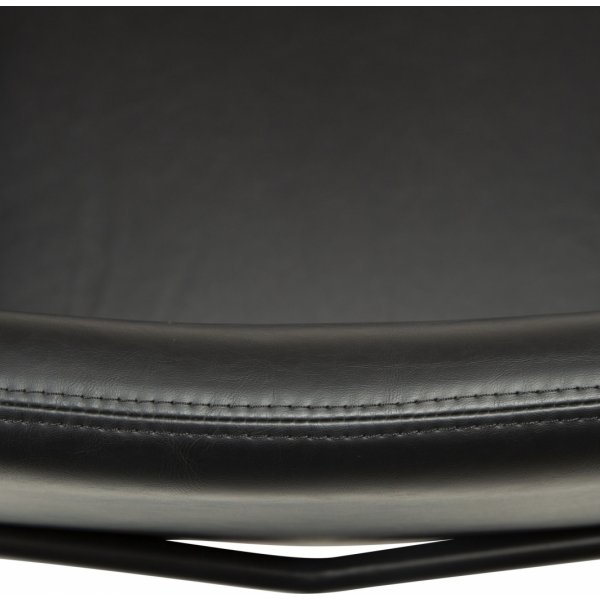 Fauteuil Vale - PU noir