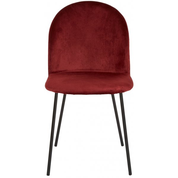 Khloe stol - Bordeaux sammet Khloe stol - Bordeaux sammet