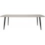 Bridge matbord 240 cm - Svart/vit