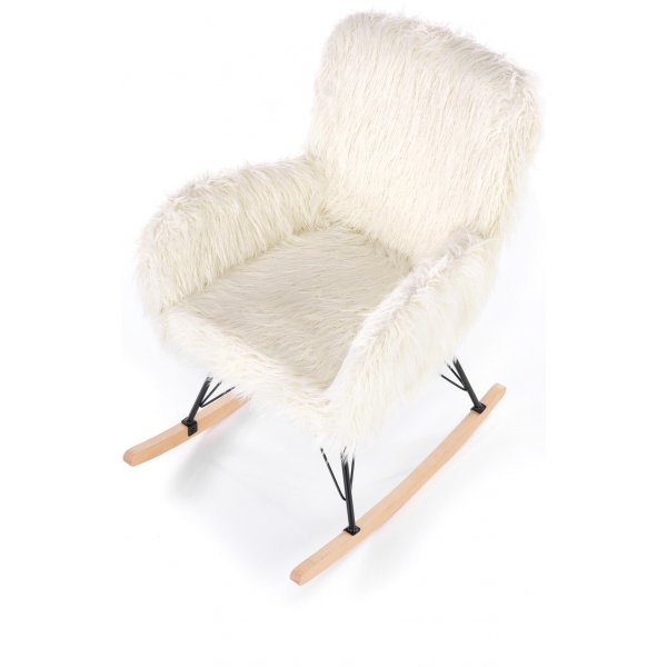 Chaise berante Jamson - Blanc crme