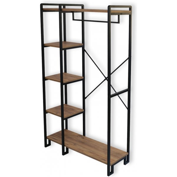 Meuble d'entre Rex - Pin/noir