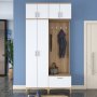 Esa hallmbel 120 x 37,5 x 240 cm - Valnt/vit