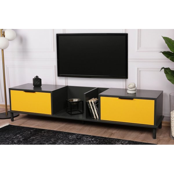 Ibiza TV-b�nk - Gul/antracit