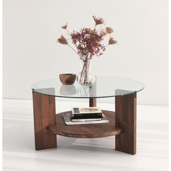 Table basse Ekefors 75 cm - Noyer