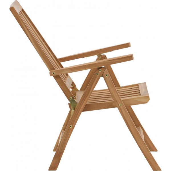 Positionsstol teak - Salt