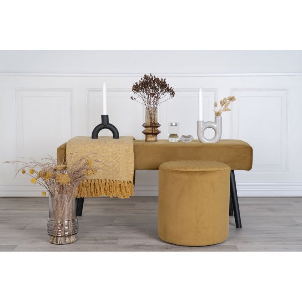 Skiby sittbnk - Gul/svart