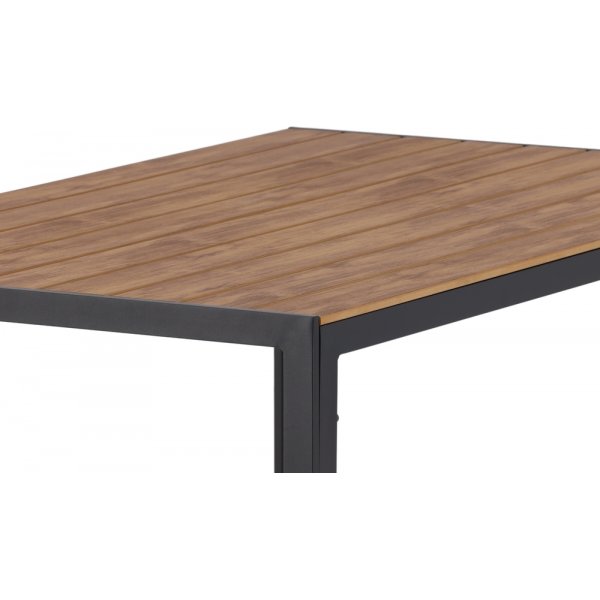 Break matbord 150 x 90 cm - Brun/Svart