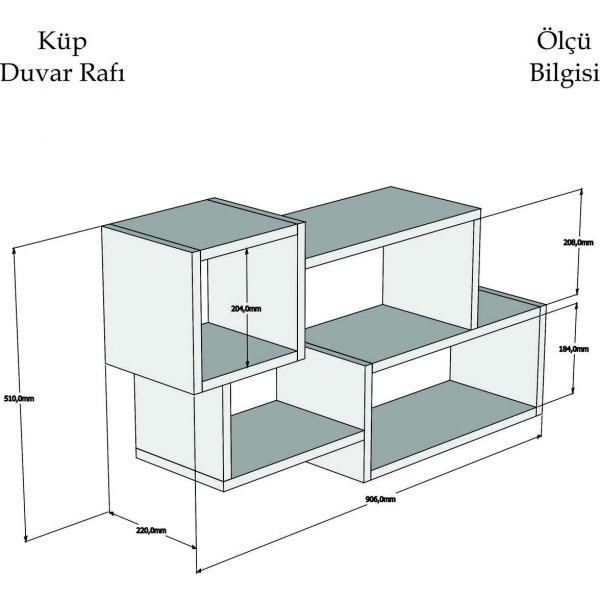 Afton wandplank - Walnoot