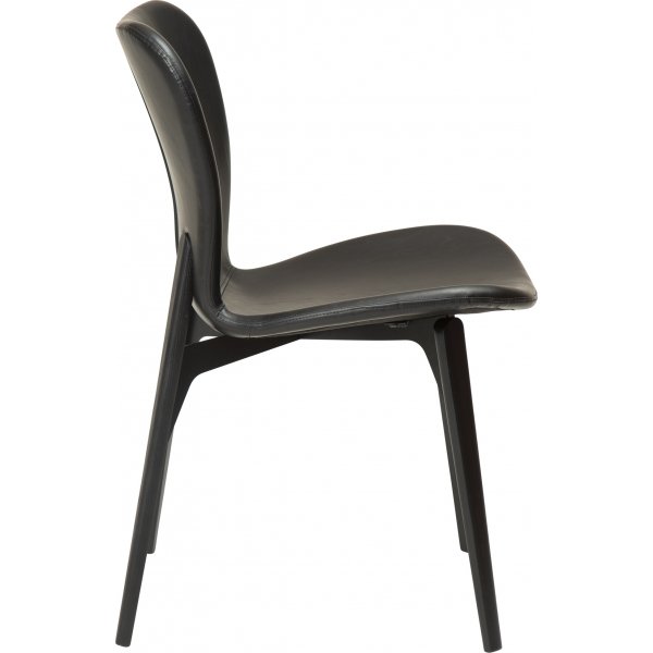 Chaise de salle à manger Paragon - PU noir Chaise de salle à manger Paragon - PU noir