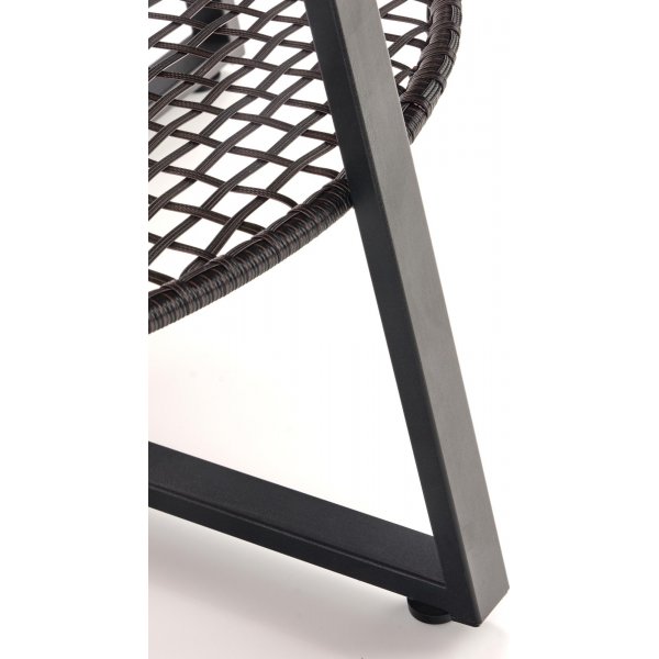 Table basse Valentin Ø80 cm - Chêne/noir Table basse Valentin Ø80 cm - Chêne/noir