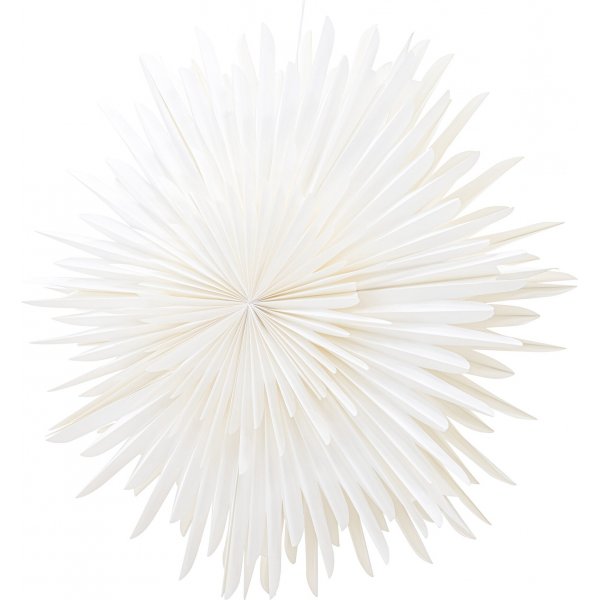 Slen adventsstjrna 100 cm - Vit