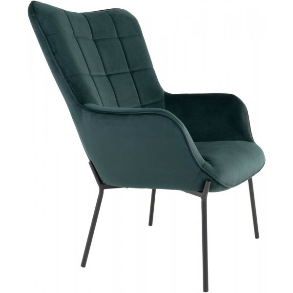 Fauteuil Glasgow - Vert/noir Fauteuil Glasgow - Vert/noir