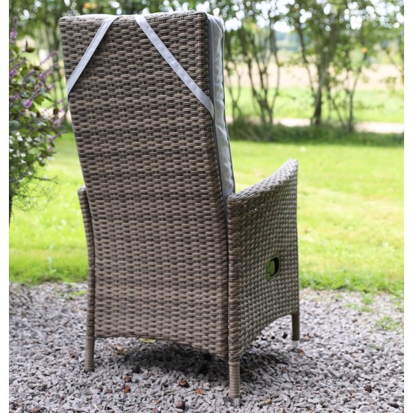 Table de groupe d'extérieur Lysekil avec 6 chaises pliantes Table de groupe d'extérieur Lysekil avec 6 chaises pliantes