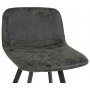 Elisa barstol - Mrkgr vintage PU