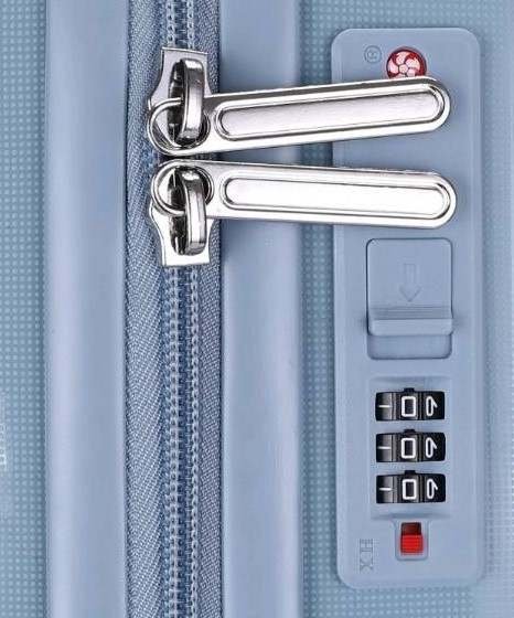 Koffer 3-set - Oslo lichtblauw Koffer 3-set - Oslo lichtblauw